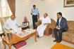TAMIL NADU GOVERNOR DR. ROSAIAH DISCUSSING ABOUT BSS ACTIVITIES WITH HON. BSS CHAIRMAN DR.BS BALACHANDRAN AND Shri. SAG MOISON, DIRECTOR (Vocational Education & Skill Mission)